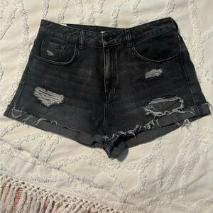 Pacsun Black Jean Shorts